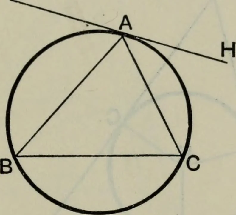 An illustration from The elements of Euclid for the use of schools and colleges; comprising the first six books and portions of the eleventh and twelfth books;, 1903, leaf 189