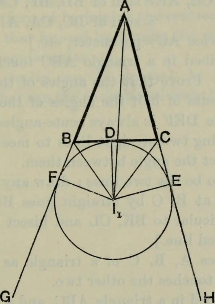An illustration from The elements of Euclid for the use of schools and colleges; comprising the first six books and portions of the eleventh and twelfth books;, 1903, leaf 193