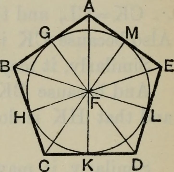 An illustration from The elements of Euclid for the use of schools and colleges; comprising the first six books and portions of the eleventh and twelfth books;, 1903, leaf 210