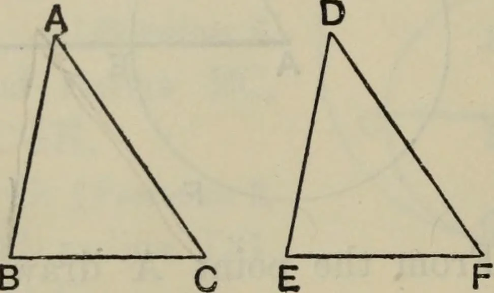 An illustration from The elements of Euclid for the use of schools and colleges; comprising the first six books and portions of the eleventh and twelfth books;, 1903, leaf 24
