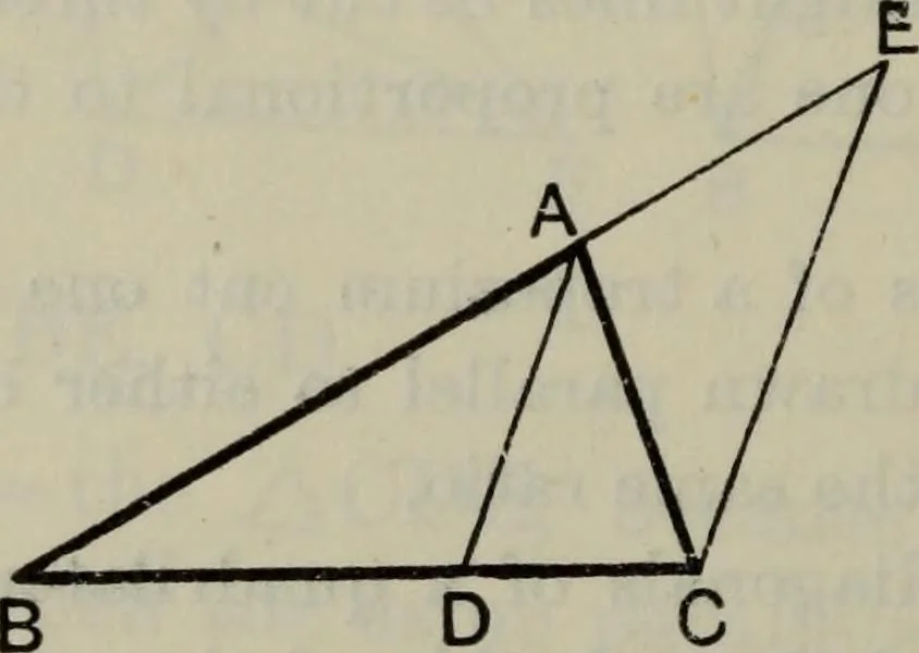 An illustration from The elements of Euclid for the use of schools and colleges; comprising the first six books and portions of the eleventh and twelfth books;, 1903, leaf 246