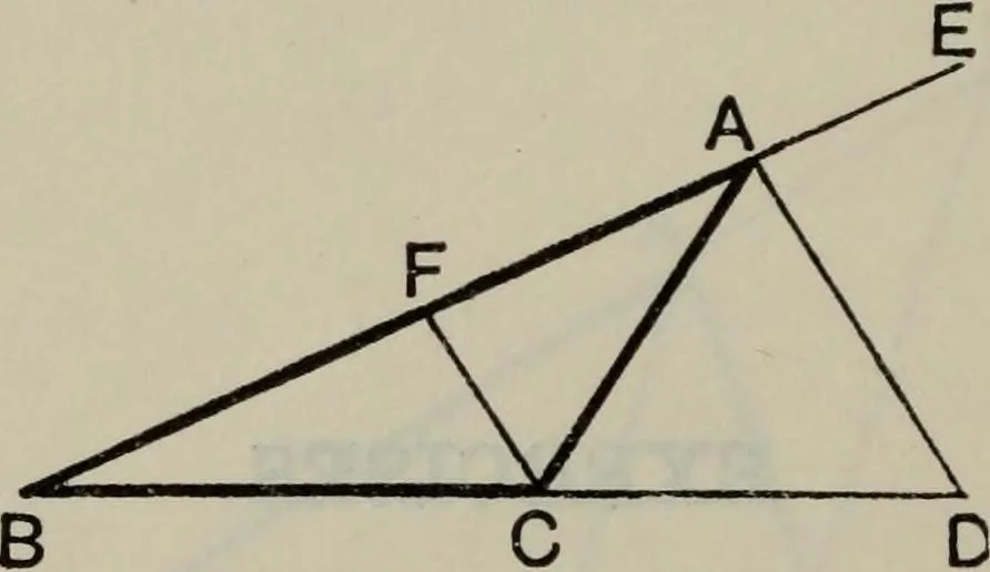 An illustration from The elements of Euclid for the use of schools and colleges; comprising the first six books and portions of the eleventh and twelfth books;, 1903, leaf 248