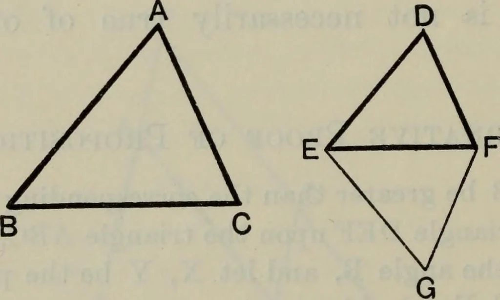 An illustration from The elements of Euclid for the use of schools and colleges; comprising the first six books and portions of the eleventh and twelfth books;, 1903, leaf 252