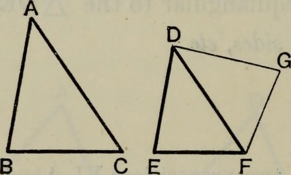 An illustration from The elements of Euclid for the use of schools and colleges; comprising the first six books and portions of the eleventh and twelfth books;, 1903, leaf 254