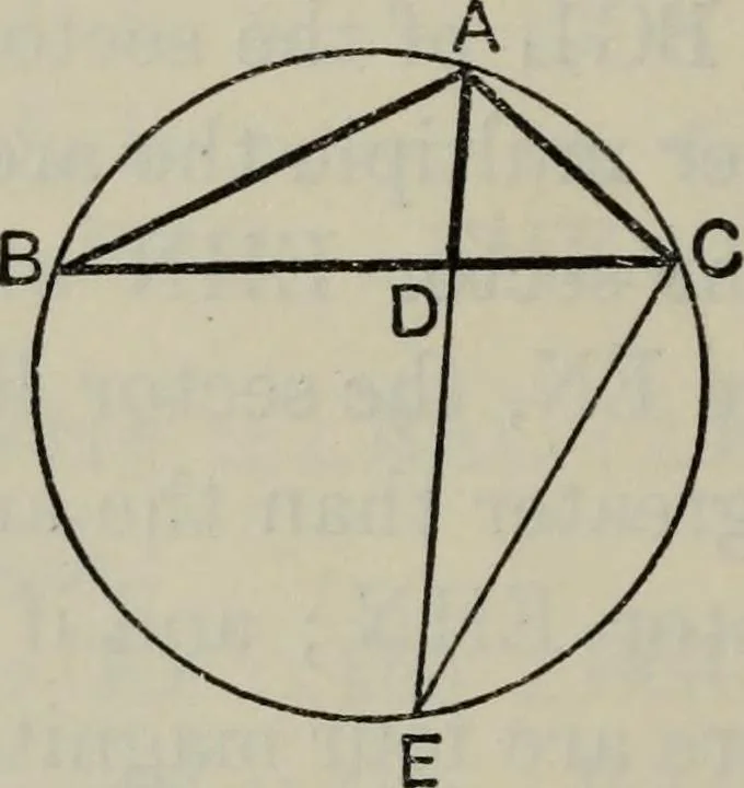 An illustration from The elements of Euclid for the use of schools and colleges; comprising the first six books and portions of the eleventh and twelfth books;, 1903, leaf 290