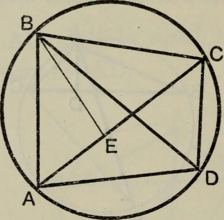 An illustration from The elements of Euclid for the use of schools and colleges; comprising the first six books and portions of the eleventh and twelfth books;, 1903, leaf 292