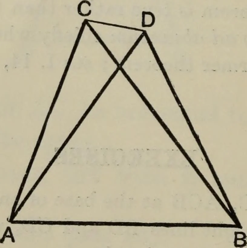 An illustration from The elements of Euclid for the use of schools and colleges; comprising the first six books and portions of the eleventh and twelfth books;, 1903, leaf 30