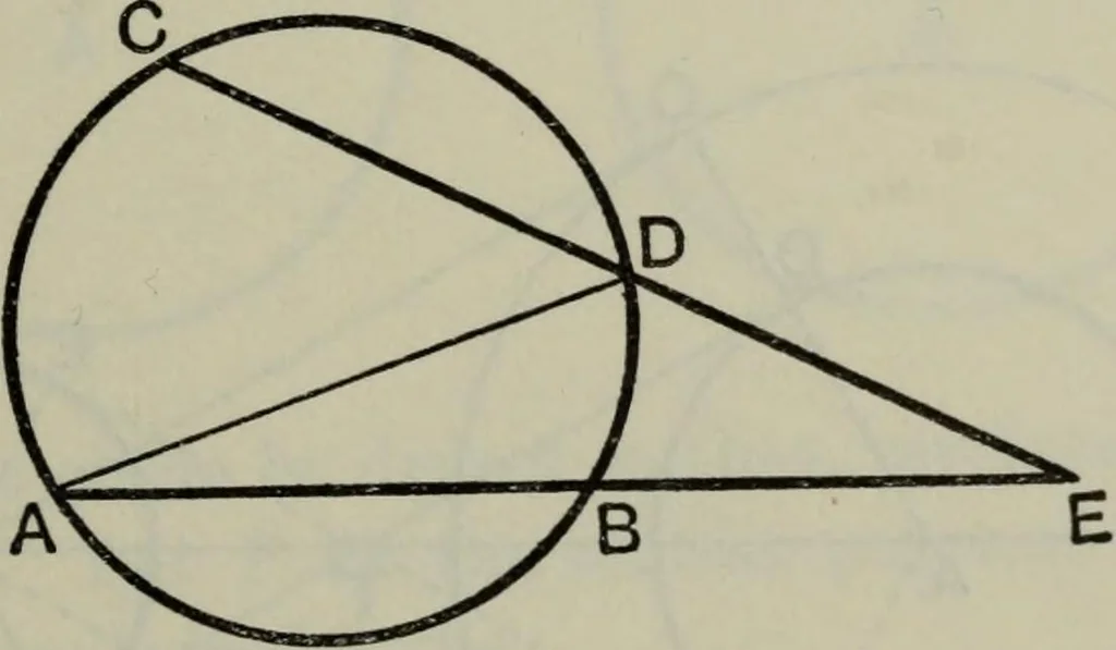 An illustration from The elements of Euclid for the use of schools and colleges; comprising the first six books and portions of the eleventh and twelfth books;, 1903, leaf 369