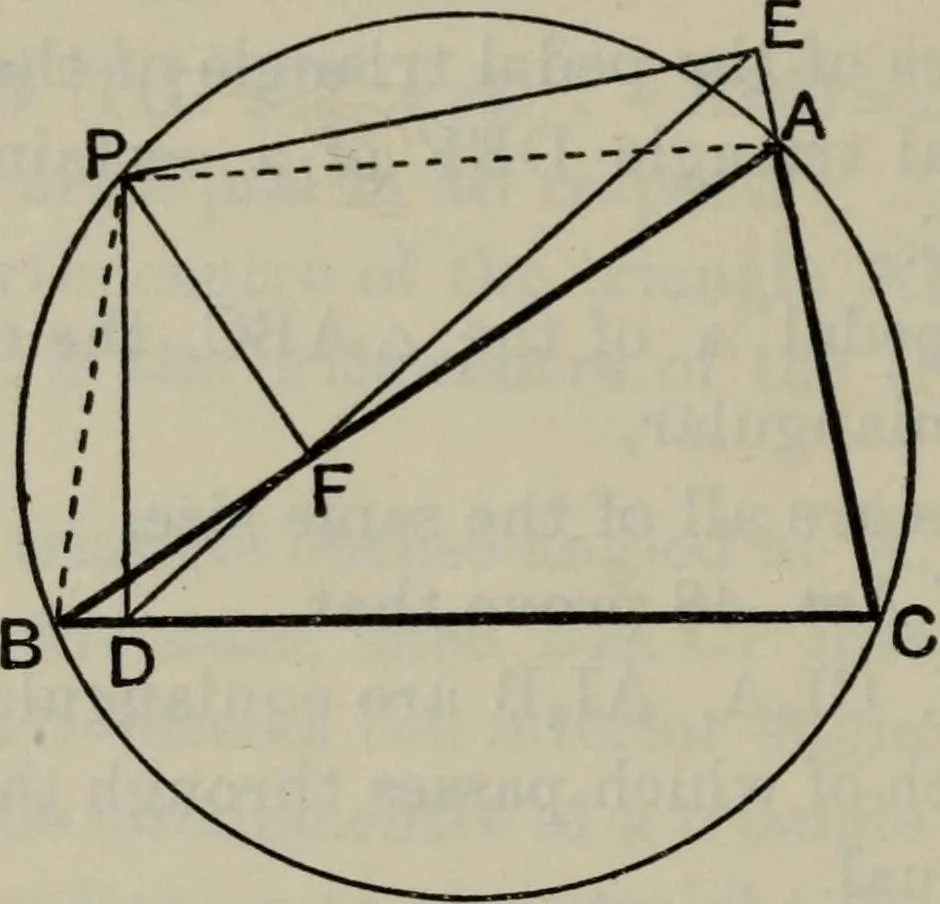 An illustration from The elements of Euclid for the use of schools and colleges; comprising the first six books and portions of the eleventh and twelfth books;, 1903, leaf 382