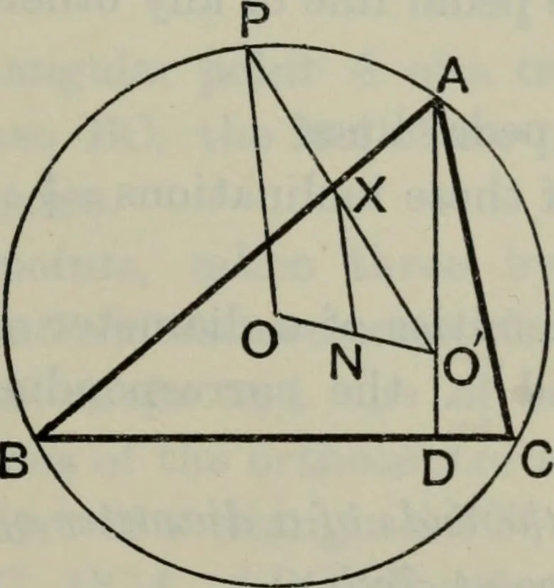 An illustration from The elements of Euclid for the use of schools and colleges; comprising the first six books and portions of the eleventh and twelfth books;, 1903, leaf 385
