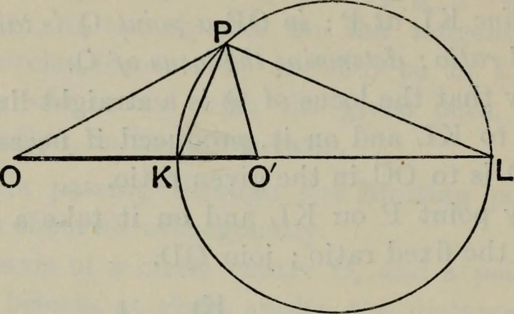 An illustration from The elements of Euclid for the use of schools and colleges; comprising the first six books and portions of the eleventh and twelfth books;, 1903, leaf 406