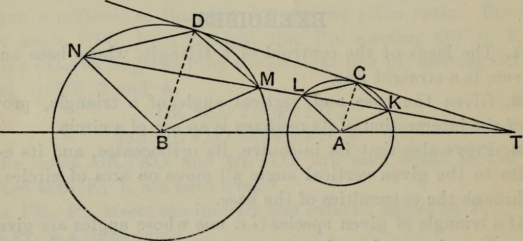 An illustration from The elements of Euclid for the use of schools and colleges; comprising the first six books and portions of the eleventh and twelfth books;, 1903, leaf 408