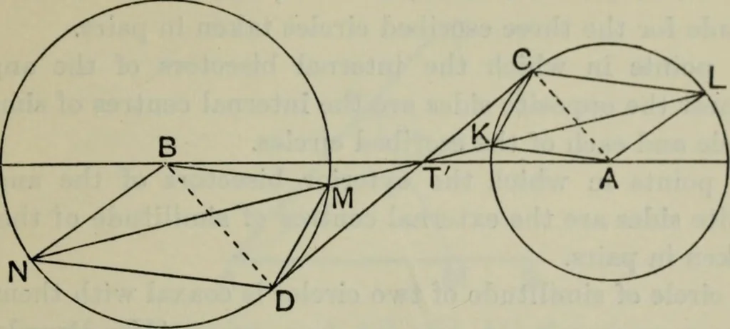 An illustration from The elements of Euclid for the use of schools and colleges; comprising the first six books and portions of the eleventh and twelfth books;, 1903, leaf 409