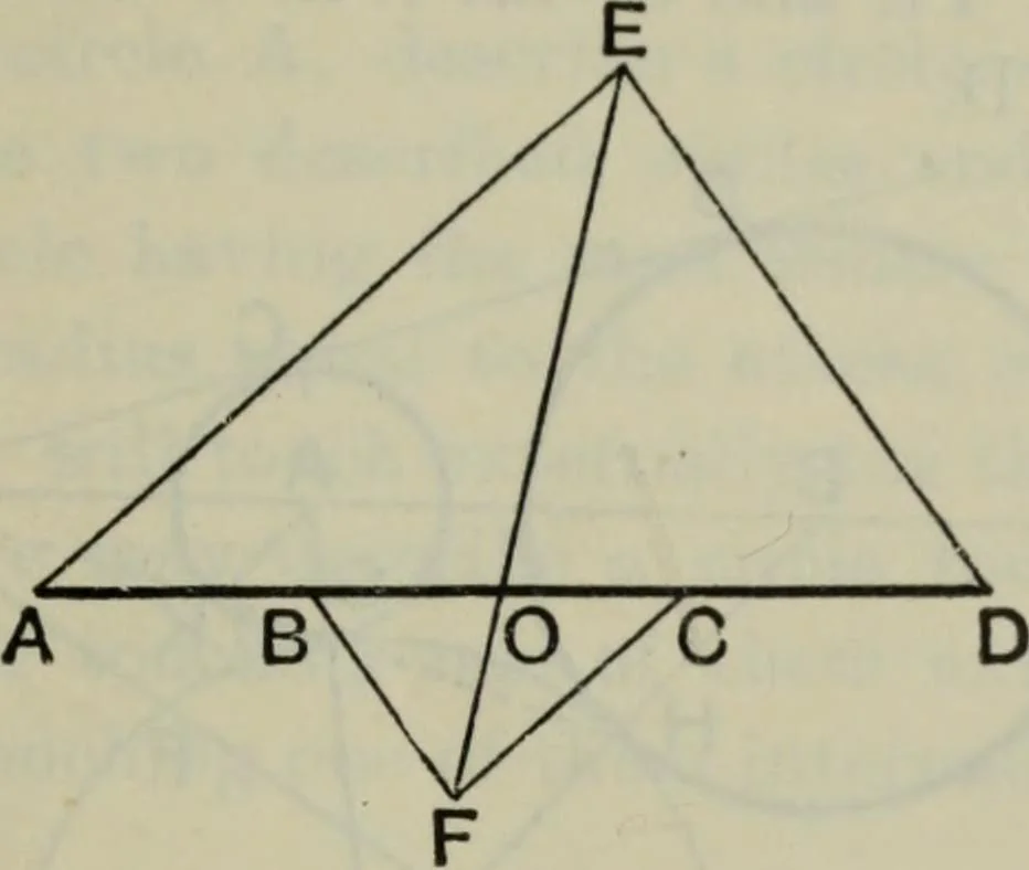 An illustration from The elements of Euclid for the use of schools and colleges; comprising the first six books and portions of the eleventh and twelfth books;, 1903, leaf 413