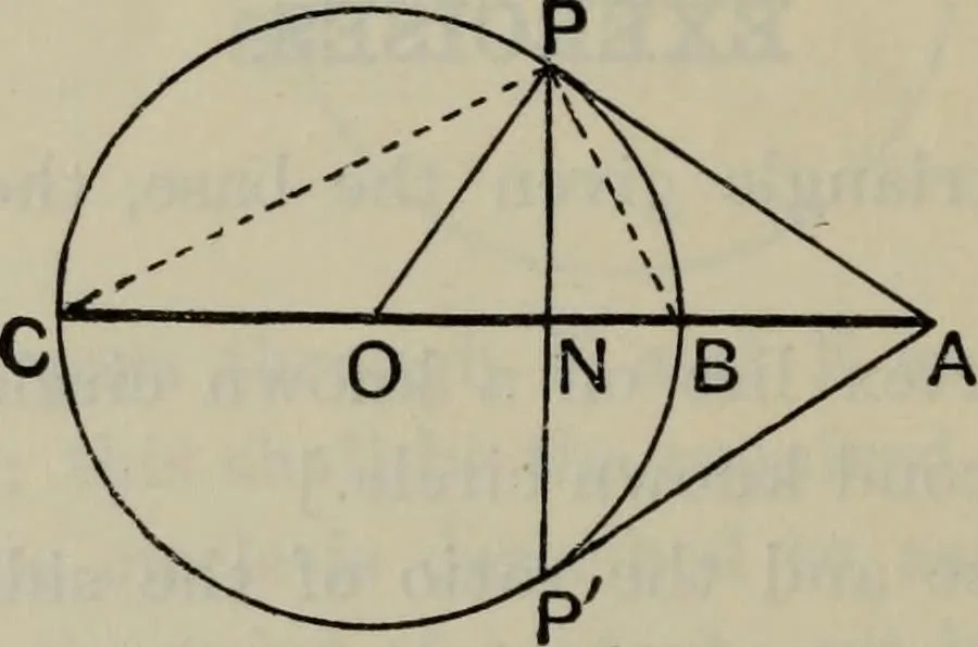 An illustration from The elements of Euclid for the use of schools and colleges; comprising the first six books and portions of the eleventh and twelfth books;, 1903, leaf 416