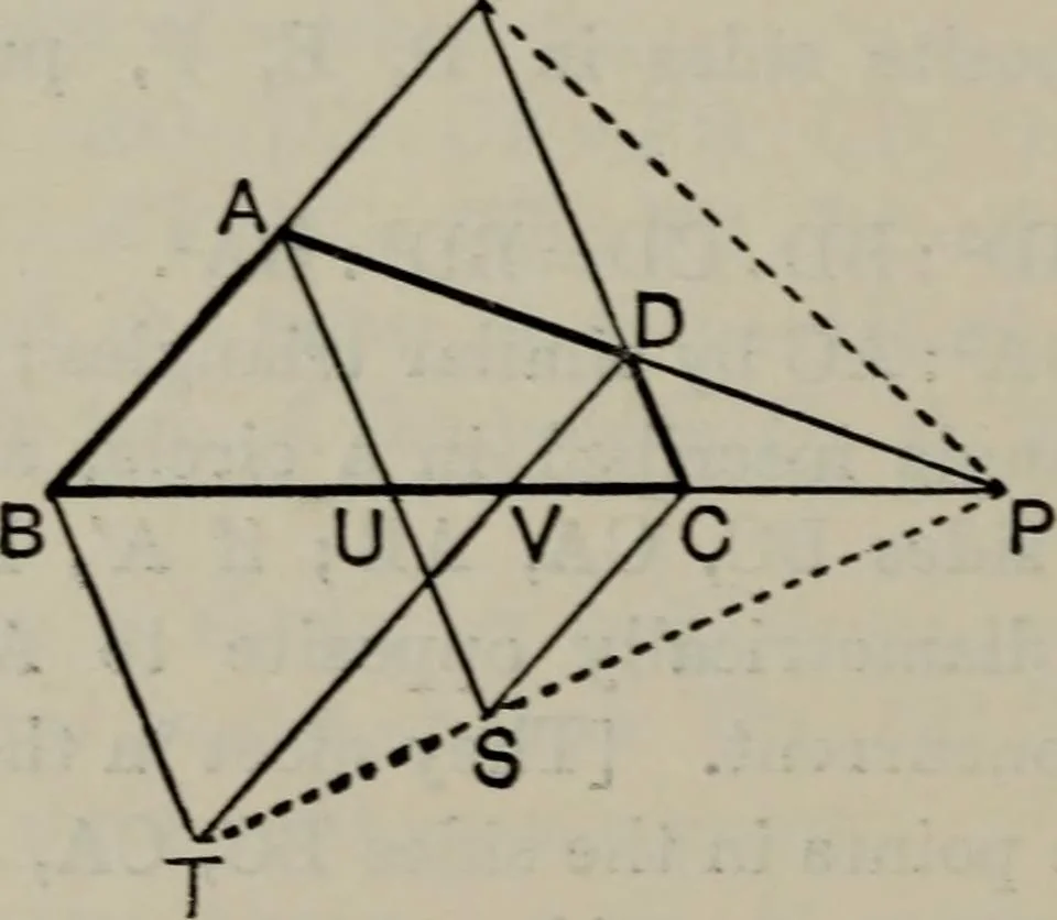 An illustration from The elements of Euclid for the use of schools and colleges; comprising the first six books and portions of the eleventh and twelfth books;, 1903, leaf 430