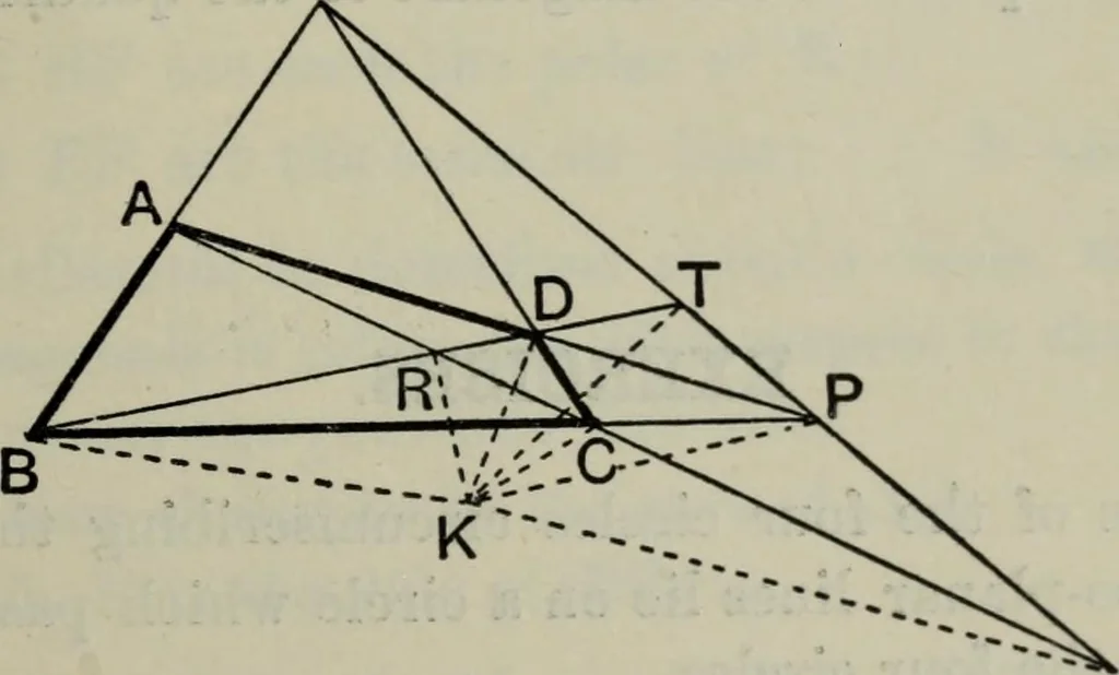 An illustration from The elements of Euclid for the use of schools and colleges; comprising the first six books and portions of the eleventh and twelfth books;, 1903, leaf 433