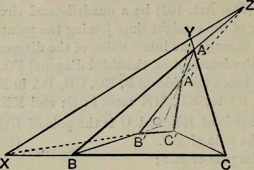 An illustration from The elements of Euclid for the use of schools and colleges; comprising the first six books and portions of the eleventh and twelfth books;, 1903, leaf 436