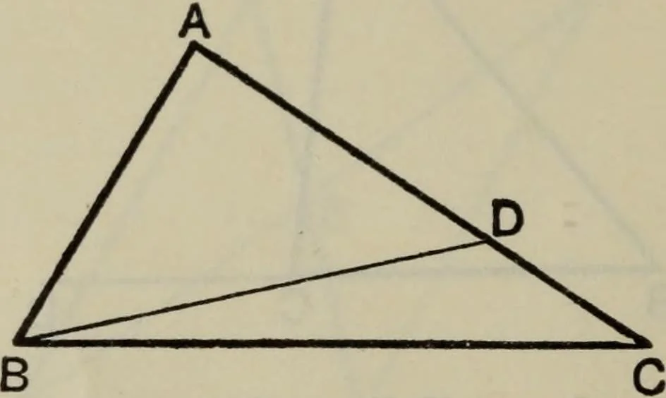 An illustration from The elements of Euclid for the use of schools and colleges; comprising the first six books and portions of the eleventh and twelfth books;, 1903, leaf 46