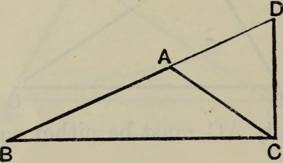 An illustration from The elements of Euclid for the use of schools and colleges; comprising the first six books and portions of the eleventh and twelfth books;, 1903, leaf 48