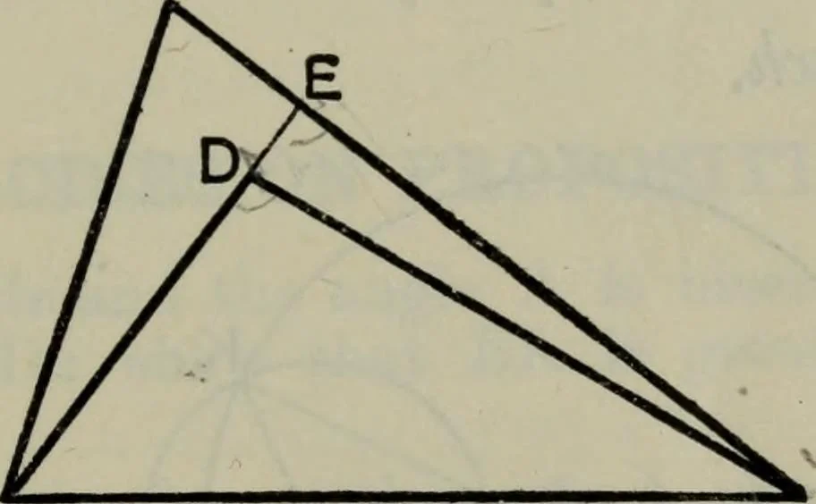 An illustration from The elements of Euclid for the use of schools and colleges; comprising the first six books and portions of the eleventh and twelfth books;, 1903, leaf 49