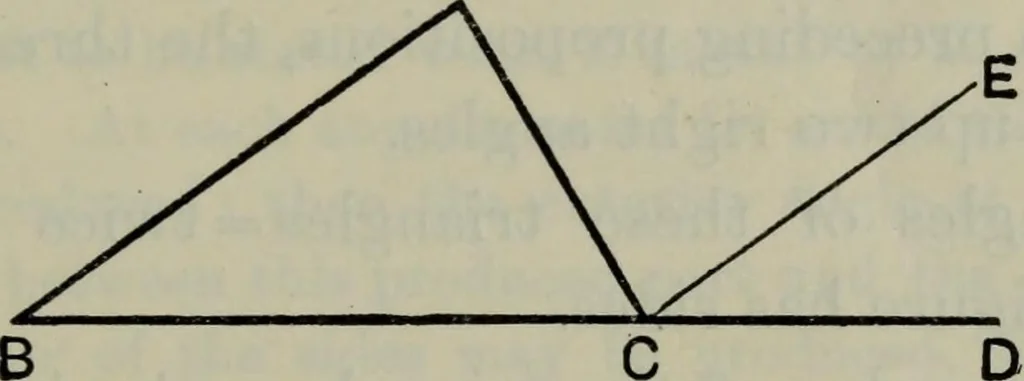 An illustration from The elements of Euclid for the use of schools and colleges; comprising the first six books and portions of the eleventh and twelfth books;, 1903, leaf 69