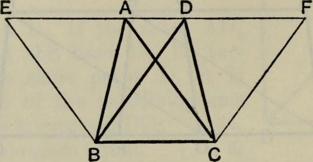 An illustration from The elements of Euclid for the use of schools and colleges; comprising the first six books and portions of the eleventh and twelfth books;, 1903, leaf 80