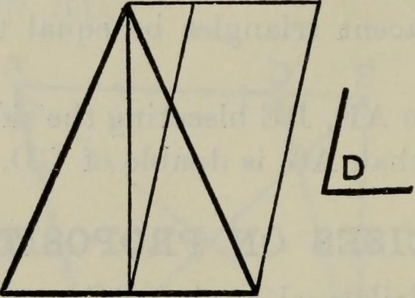 An illustration from The elements of Euclid for the use of schools and colleges; comprising the first six books and portions of the eleventh and twelfth books;, 1903, leaf 86