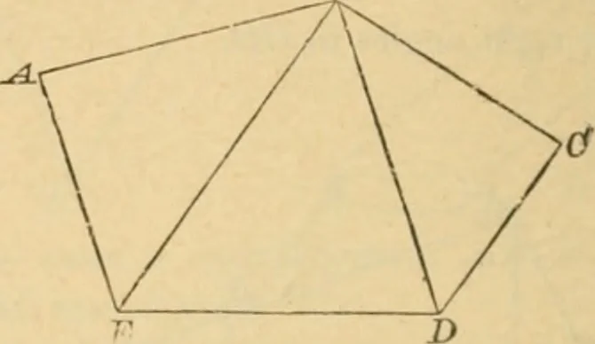 An illustration from Elements of geometry : containing books I to III, 1886, leaf 107