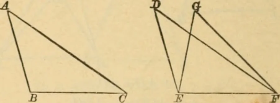 An illustration from Elements of geometry : containing books I to III, 1886, leaf 119