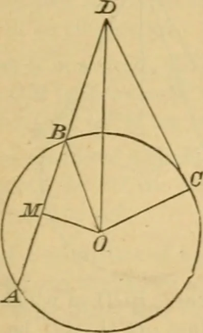 An illustration from Elements of geometry : containing books I to III, 1886, leaf 174