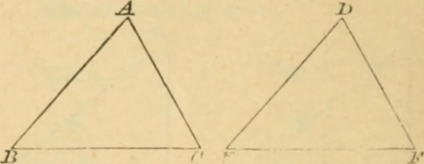 An illustration from Elements of geometry : containing books I to III, 1886, leaf 25