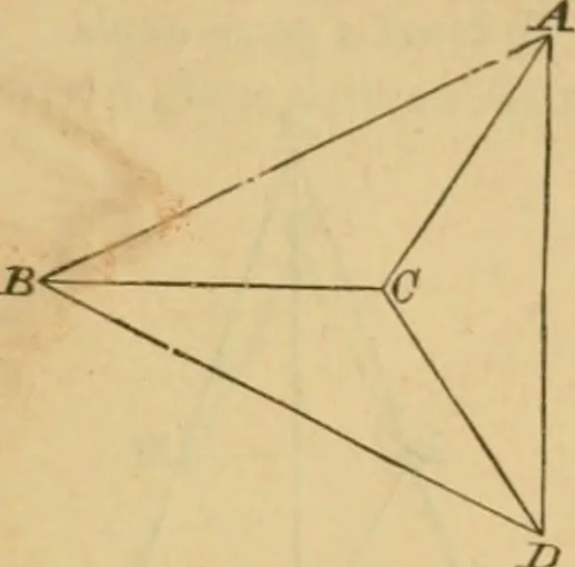 An illustration from Elements of geometry : containing books I to III, 1886, leaf 26
