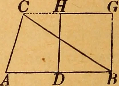 An illustration from Elements of geometry and trigonometry, 1886, leaf 113