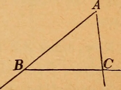 An illustration from Elements of geometry and trigonometry, 1886, leaf 118