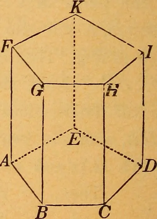 An illustration from Elements of geometry and trigonometry, 1886, leaf 127