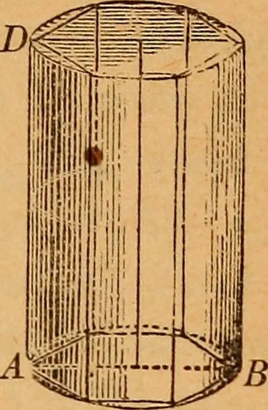 An illustration from Elements of geometry and trigonometry, 1886, leaf 136
