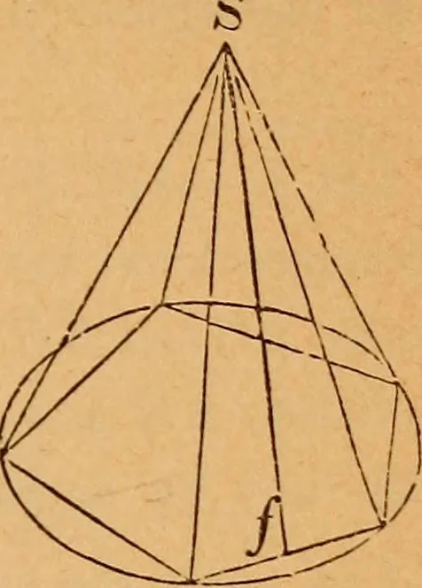 An illustration from Elements of geometry and trigonometry, 1886, leaf 142