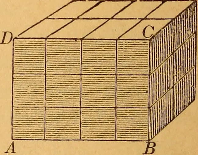 An illustration from Elements of geometry and trigonometry, 1886, leaf 147