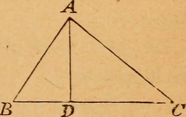 An illustration from Elements of geometry and trigonometry, 1886, leaf 192