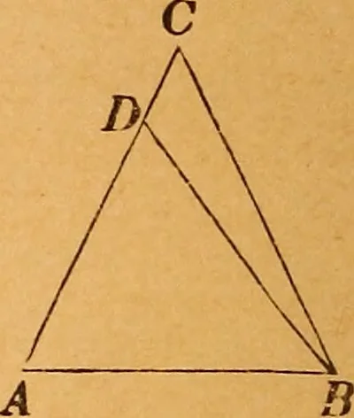 An illustration from Elements of geometry and trigonometry, 1886, leaf 23