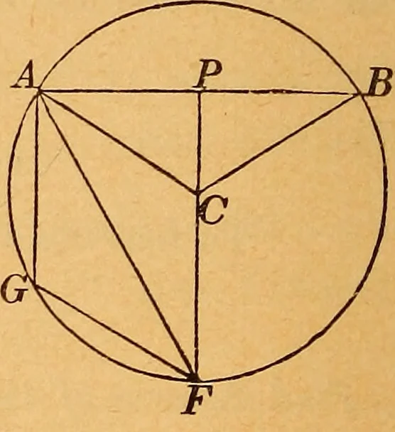 An illustration from Elements of geometry and trigonometry, 1886, leaf 237