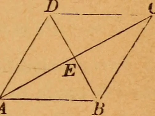 An illustration from Elements of geometry and trigonometry, 1886, leaf 38