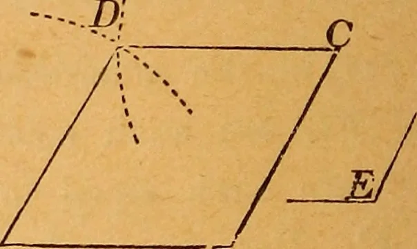 An illustration from Elements of geometry and trigonometry, 1886, leaf 63