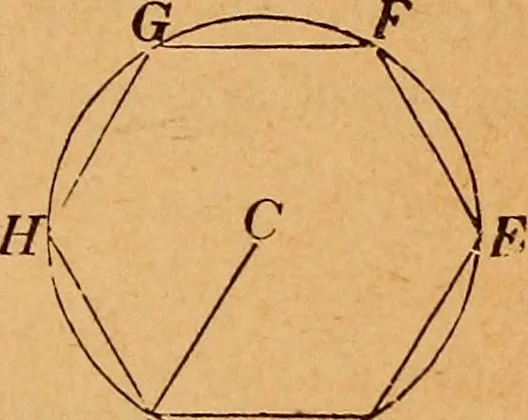 An illustration from Elements of geometry and trigonometry, 1886, leaf 68