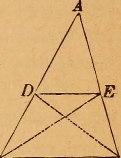 An illustration from Elements of geometry and trigonometry, 1886, leaf 96