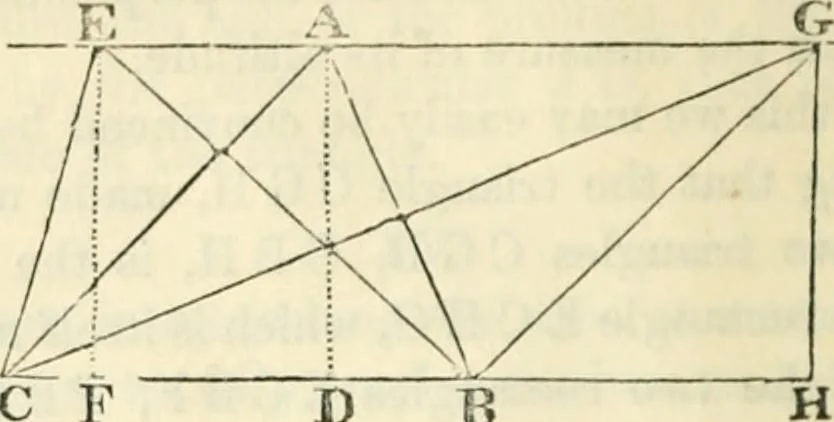 An illustration from Elements of geometry for the use of schools, 1854, leaf 26