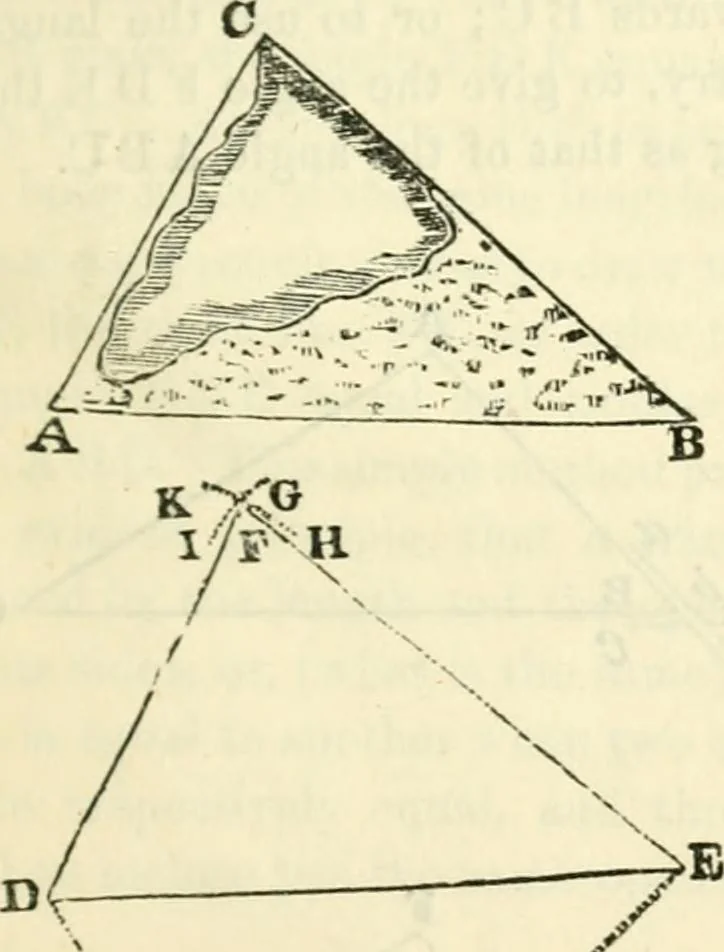 An illustration from Elements of geometry for the use of schools, 1854, leaf 33