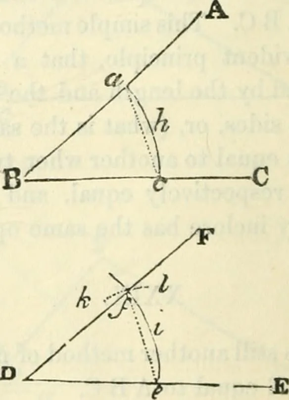 An illustration from Elements of geometry for the use of schools, 1854, leaf 36