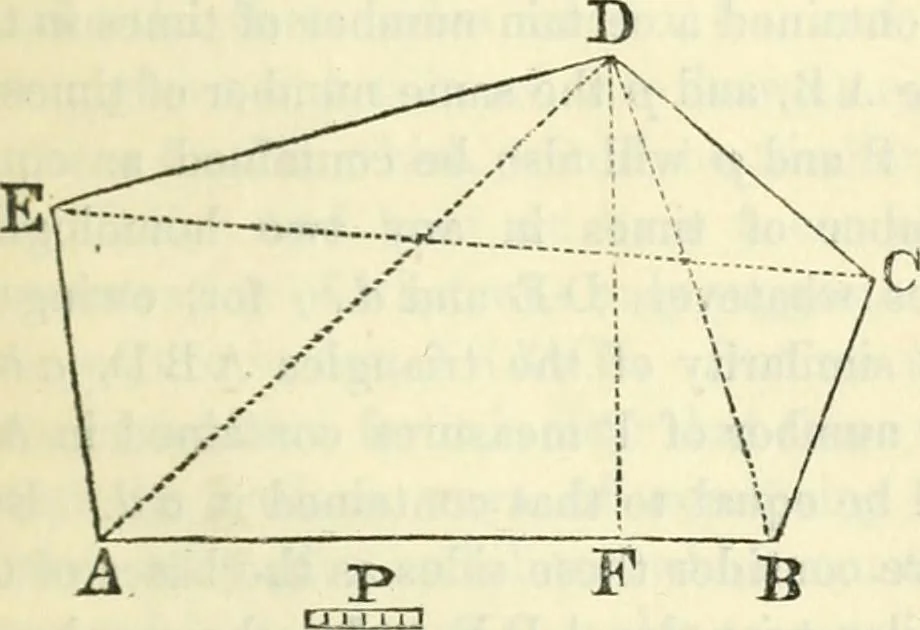 An illustration from Elements of geometry for the use of schools, 1854, leaf 53